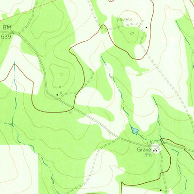 United States Geological Survey Rocky Creek, TX (1961, 24000-Scale) digital map