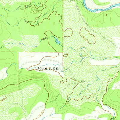 United States Geological Survey Rocky Creek, TX (1961, 24000-Scale) digital map