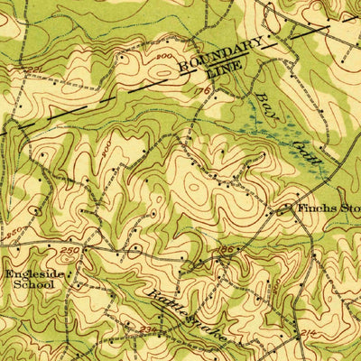 United States Geological Survey Rocky Ford, GA (1921, 62500-Scale) digital map