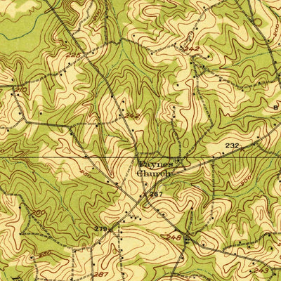 United States Geological Survey Rocky Ford, GA (1921, 62500-Scale) digital map