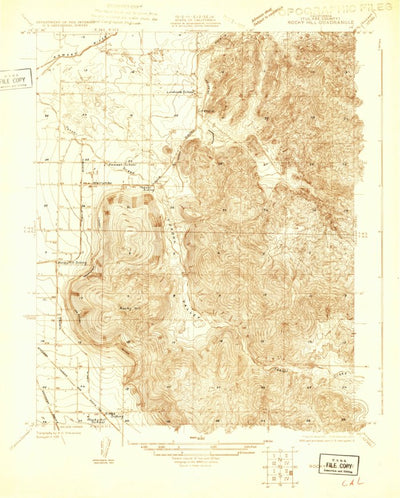 United States Geological Survey Rocky Hill, CA (1925, 31680-Scale) digital map