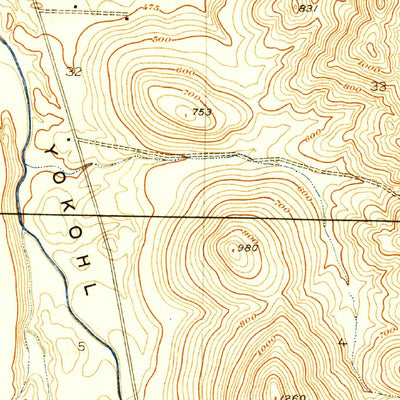 United States Geological Survey Rocky Hill, CA (1927, 31680-Scale) digital map