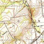 United States Geological Survey Rocky Hill, NJ (1943, 31680-Scale) digital map