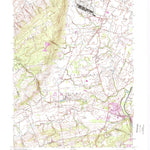 United States Geological Survey Rocky Hill, NJ (1954, 24000-Scale) digital map