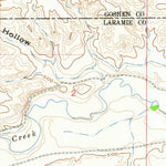 United States Geological Survey Rocky Hollow, WY (1960, 24000-Scale) digital map