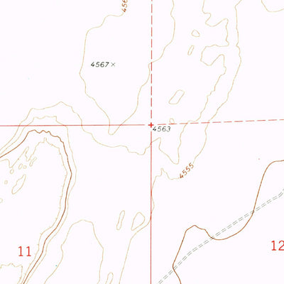 United States Geological Survey Rocky Knoll, UT (1971, 24000-Scale) digital map