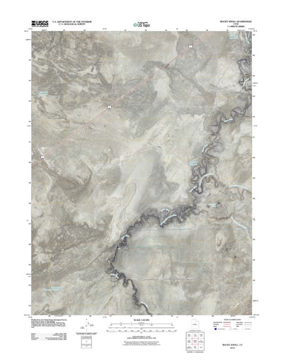 United States Geological Survey Rocky Knoll, UT (2010, 24000-Scale) digital map