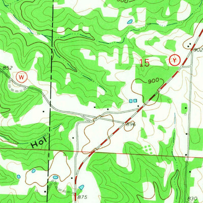 United States Geological Survey Rocky Mount, MO (1959, 24000-Scale) digital map