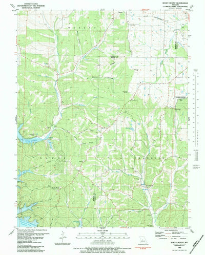 United States Geological Survey Rocky Mount, MO (1983, 24000-Scale) digital map