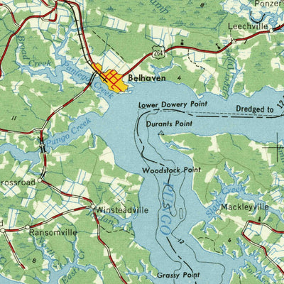 United States Geological Survey Rocky Mount, NC (1954, 250000-Scale) digital map