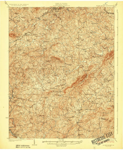 United States Geological Survey Rocky Mount, VA (1927, 62500-Scale) digital map