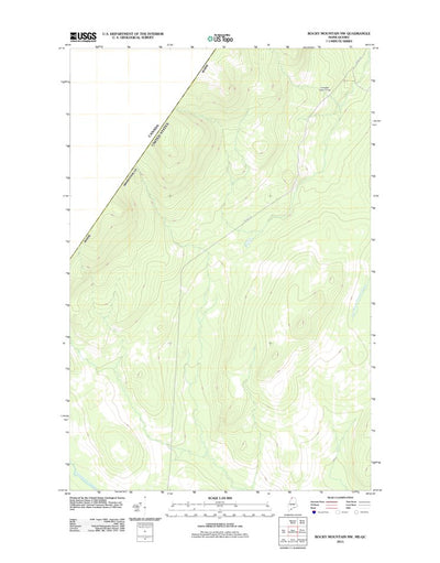 United States Geological Survey Rocky Mountain NW, ME (2011, 24000-Scale) digital map