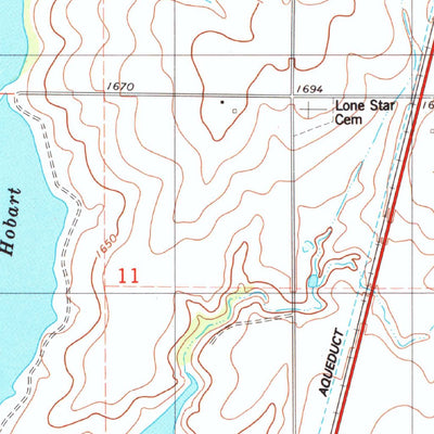 United States Geological Survey Rocky, OK (1984, 24000-Scale) digital map