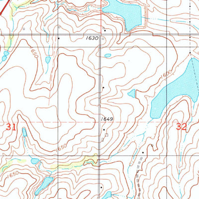 United States Geological Survey Rocky, OK (1984, 24000-Scale) digital map