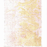 United States Geological Survey Rocky Pass Peak, UT (1991, 24000-Scale) digital map