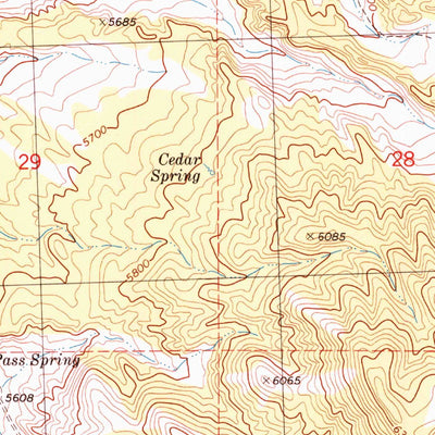 United States Geological Survey Rocky Pass Peak, UT (1991, 24000-Scale) digital map