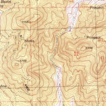 United States Geological Survey Rocky Pass Peak, UT (1991, 24000-Scale) digital map
