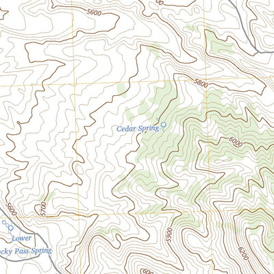 United States Geological Survey Rocky Pass Peak, UT (2023, 24000-Scale) digital map