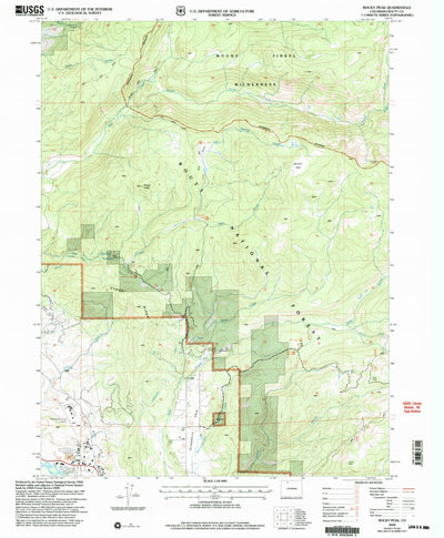 United States Geological Survey Rocky Peak, CO (2000, 24000-Scale) digital map