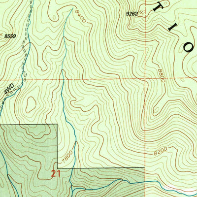 United States Geological Survey Rocky Peak, CO (2000, 24000-Scale) digital map