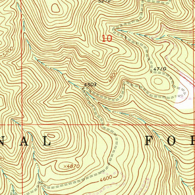 United States Geological Survey Rocky Point, ID (1964, 24000-Scale) digital map