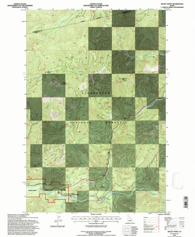 United States Geological Survey Rocky Point, ID (1994, 24000-Scale) digital map