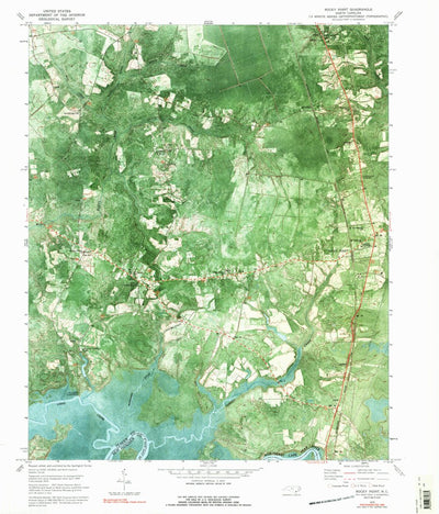 United States Geological Survey Rocky Point, NC (1970, 24000-Scale) digital map