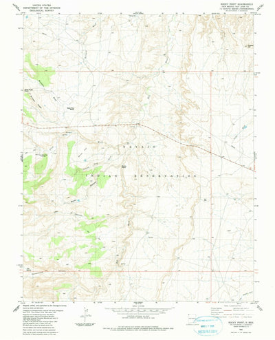 United States Geological Survey Rocky Point, NM (1983, 24000-Scale) digital map