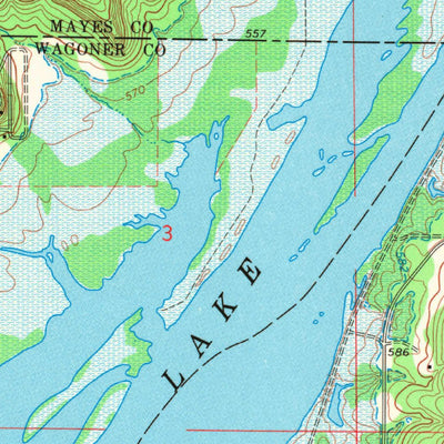 United States Geological Survey Rocky Point, OK (1970, 24000-Scale) digital map