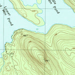 United States Geological Survey Rocky Pond, ME (1987, 24000-Scale) digital map