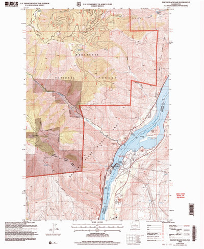 United States Geological Survey Rocky Reach Dam, WA (2003, 24000-Scale) digital map