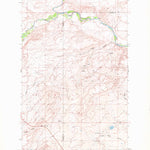 United States Geological Survey Rocky Ridge, MT (1968, 24000-Scale) digital map