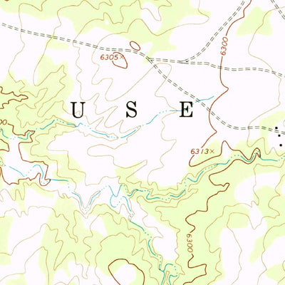 United States Geological Survey Rocky Ridge NE, AZ (1967, 24000-Scale) digital map
