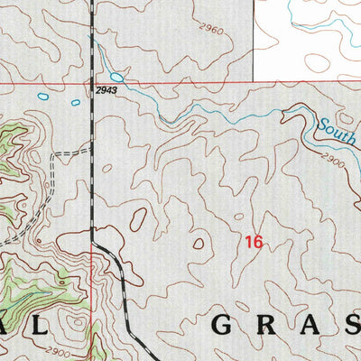 United States Geological Survey Rocky Ridge North, ND (1997, 24000-Scale) digital map