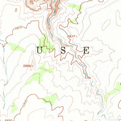United States Geological Survey Rocky Ridge NW, AZ (1967, 24000-Scale) digital map
