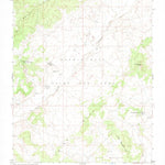 United States Geological Survey Rocky Ridge SE, AZ (1967, 24000-Scale) digital map
