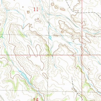 United States Geological Survey Rocky Ridge South, ND (1982, 24000-Scale) digital map