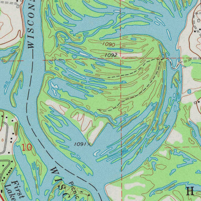 United States Geological Survey Rocky Run, WI (1970, 24000-Scale) digital map