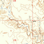 United States Geological Survey Rockyford NW, SD (1951, 24000-Scale) digital map