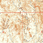 United States Geological Survey Rockyford NW, SD (1951, 24000-Scale) digital map
