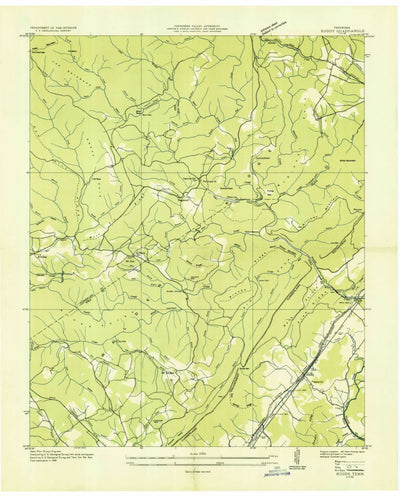 United States Geological Survey Roddy, TN (1936, 24000-Scale) digital map