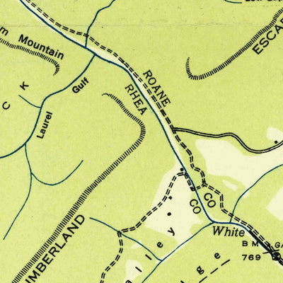 United States Geological Survey Roddy, TN (1936, 24000-Scale) digital map