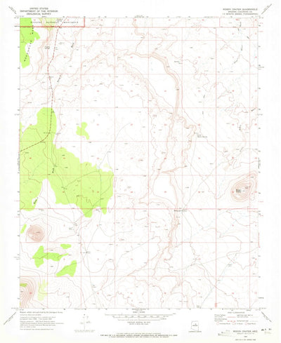 United States Geological Survey Roden Crater, AZ (1969, 24000-Scale) digital map