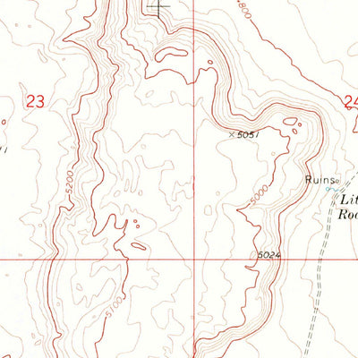 United States Geological Survey Roden Crater, AZ (1969, 24000-Scale) digital map
