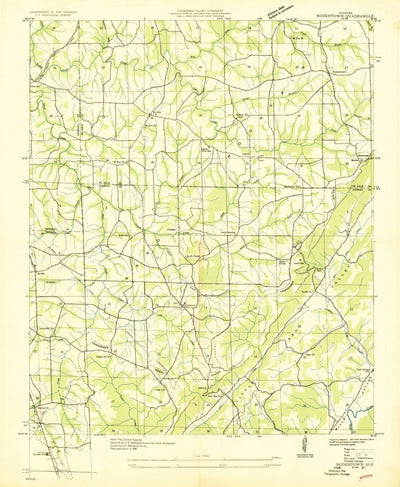 United States Geological Survey Rodentown, AL (1936, 24000-Scale) digital map