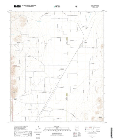 United States Geological Survey Rodeo, NM (2020, 24000-Scale) digital map