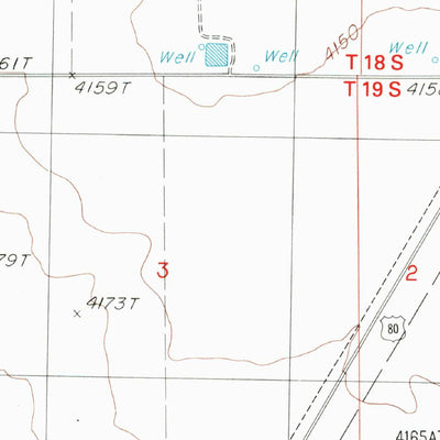 United States Geological Survey Rodeo, NM-AZ (1987, 24000-Scale) digital map