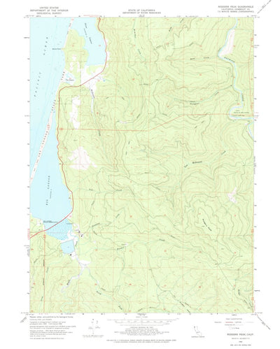 United States Geological Survey Rodgers Peak, CA (1966, 24000-Scale) digital map