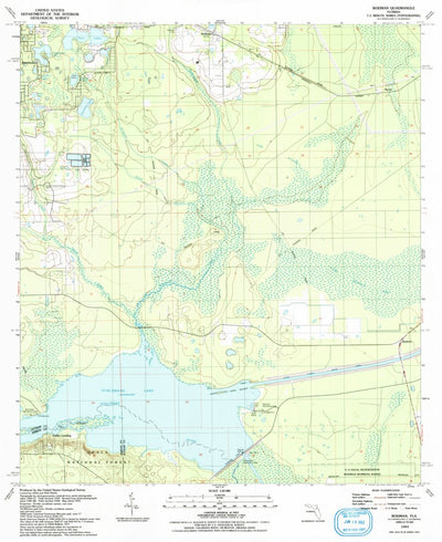 United States Geological Survey Rodman, FL (1993, 24000-Scale) digital map
