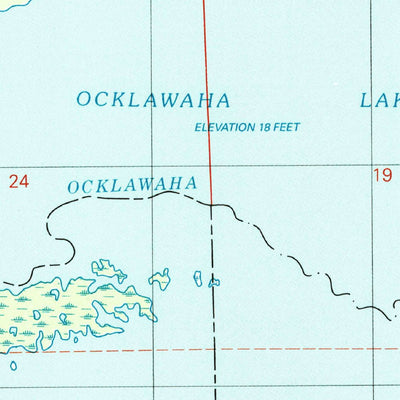 United States Geological Survey Rodman, FL (1993, 24000-Scale) digital map
